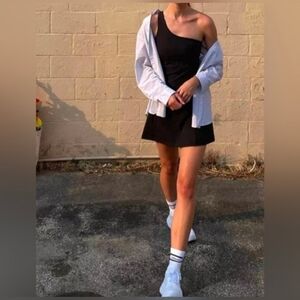 Outdoor Voices One-Shoulder A-Line Dress